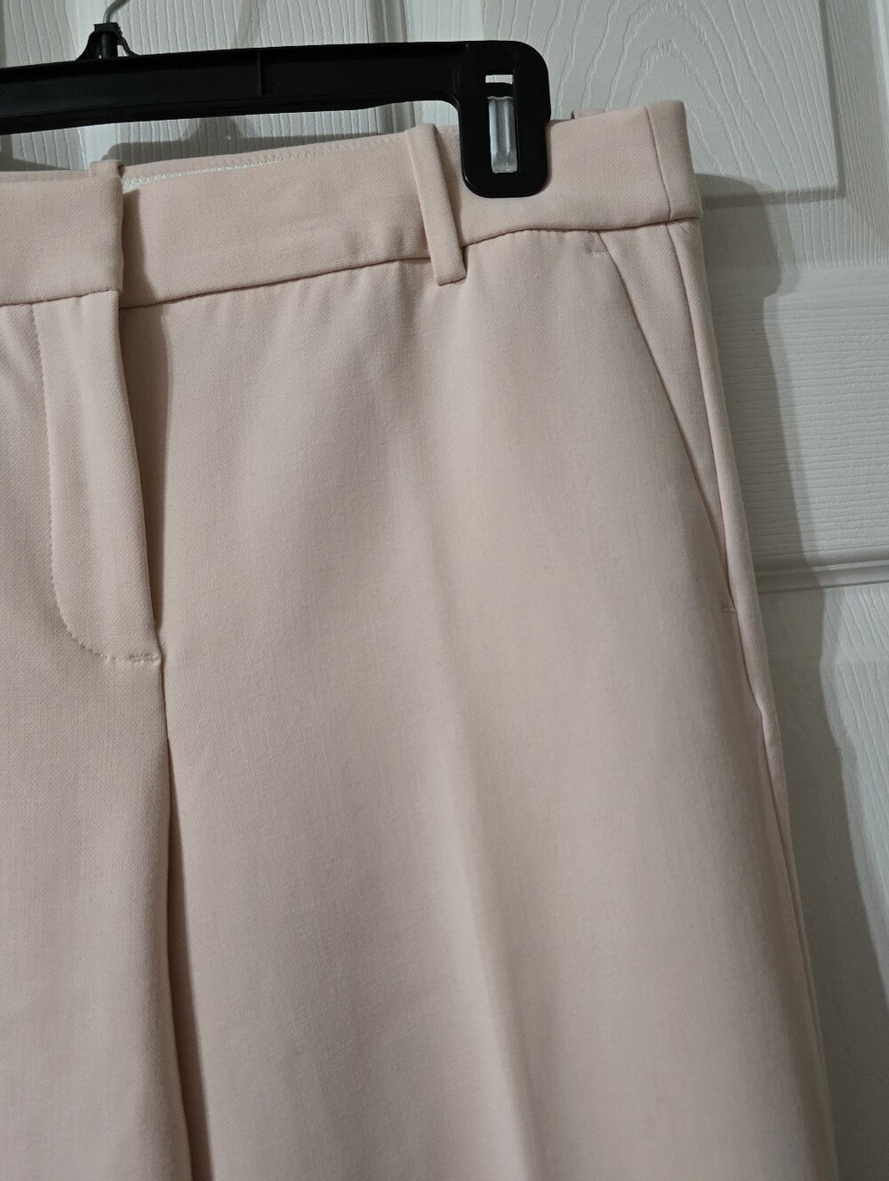 J. Crew 365 Flat Front Pleated Waist Ankle Length Structured Trousers, Sz 8, EUC - Picture 5 of 13